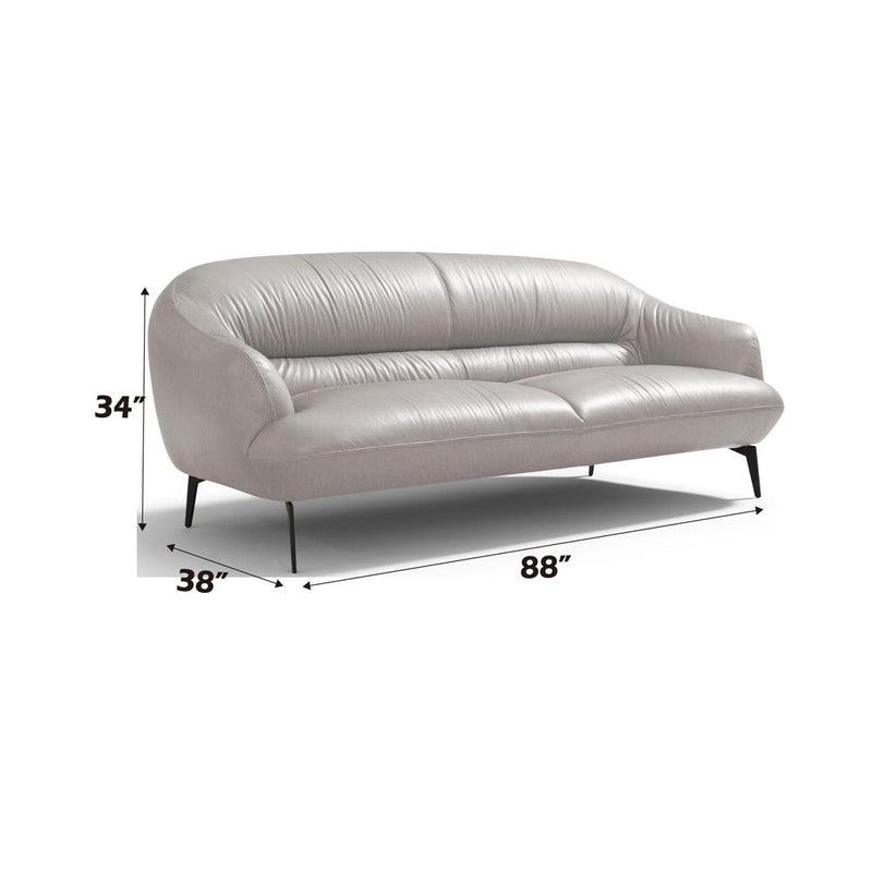 Calgary Furniture Emporium Leonia Stationary Leather Look Sofa LV00940 IMAGE 3