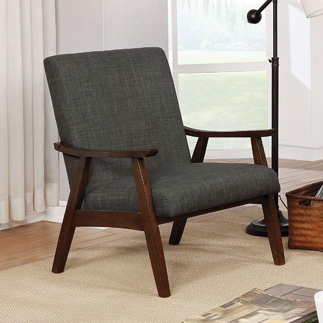 Furniture of America Deena CM-AC5708DG Accent Chair IMAGE 1