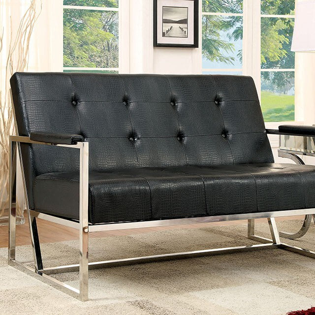 Furniture of America Sienna CM-AC6262BK-LV Love Seat IMAGE 4