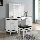 Furniture of America Madonna CM-DK824WH-PK Vanity Set IMAGE 1