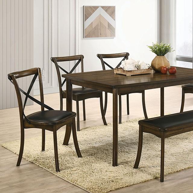 Furniture of America Buhl CM3148T Dining Table IMAGE 1