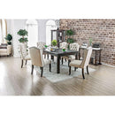 Furniture of America Sania CM3324BK-T-84-VN 84" Dining Table IMAGE 2