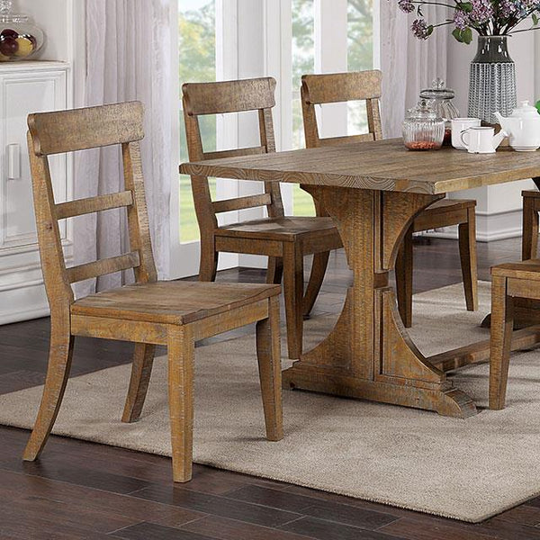 Furniture of America Leonidas CM3389NT-T-TABLE Dining Table IMAGE 1