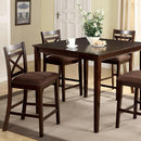Furniture of America Weston CM3400PT-5PK 5 Pc. Counter Ht. Table Set IMAGE 1