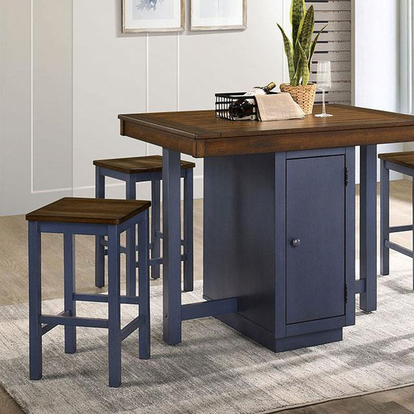 Furniture of America Azurine CM3493PT-5PK 5 Pc. Counter Ht. Set IMAGE 1