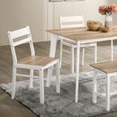 Furniture of America Debbie CM3714NT-T-BN-5PK 5 Pc. Dining Table Set IMAGE 1