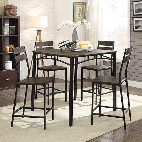 Furniture of America Westport CM3920PT-5PK 5 Pc. Counter Ht. Table Set IMAGE 1