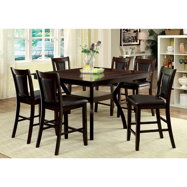Furniture of America Brent CM3984DK-PC-2PK Counter Ht. Chair (2/Box) IMAGE 2