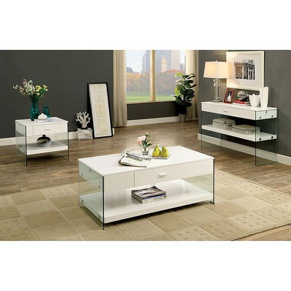 Furniture of America Raya CM4451WH-C Coffee Table IMAGE 1