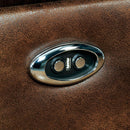 Furniture of America Chantoise Power Leather Look Recliner CM6228BR-CH IMAGE 3