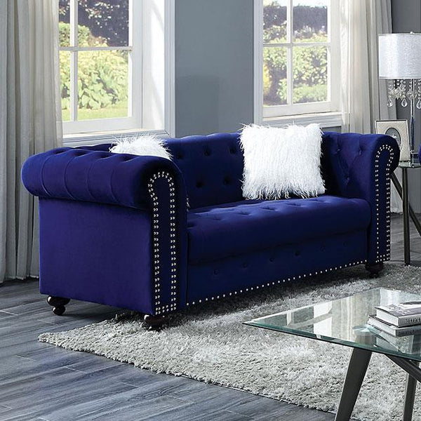 Furniture of America Giacomo CM6240BL-LV-PK Loveseat IMAGE 1