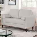 Furniture of America Horgen CM6452WH-LV Loveseat IMAGE 1