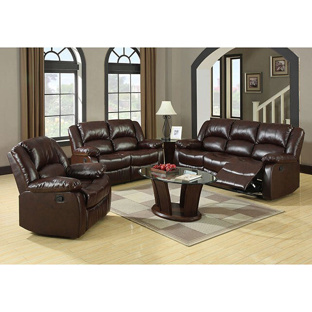 Furniture of America Winslow CM6556L-CT Love Seat w/ Center Console IMAGE 2