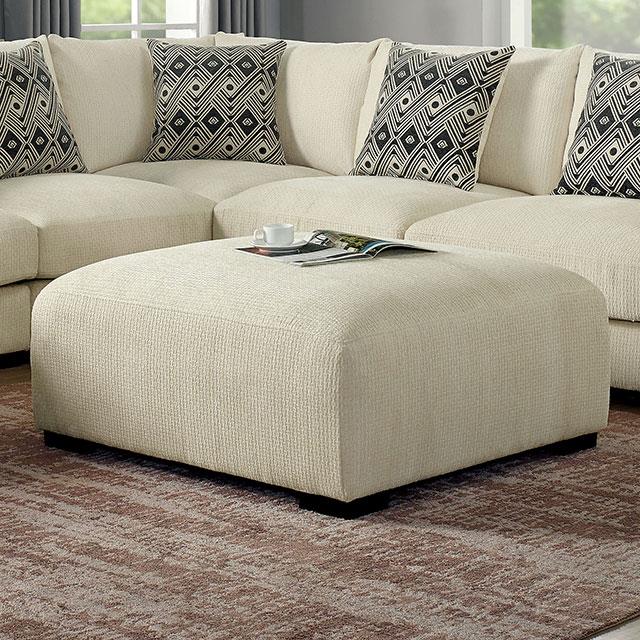 Furniture of America Kaylee CM6587BG-OT Ottoman IMAGE 1