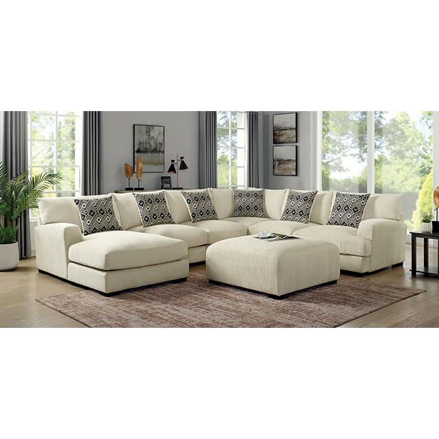 Furniture of America Kaylee CM6587BG-OT Ottoman IMAGE 2