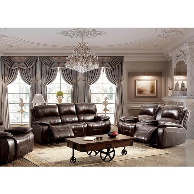 Furniture of America Ruth CM6783BR-LV Love Seat IMAGE 2