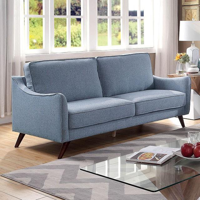 Furniture of America Maxime CM6971BL-SF Sofa IMAGE 1