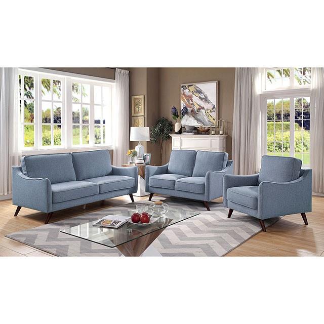 Furniture of America Maxime CM6971BL-SF Sofa IMAGE 2