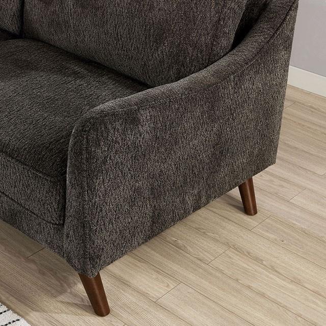 Furniture of America Maxime CM6971DG-LV Loveseat IMAGE 3