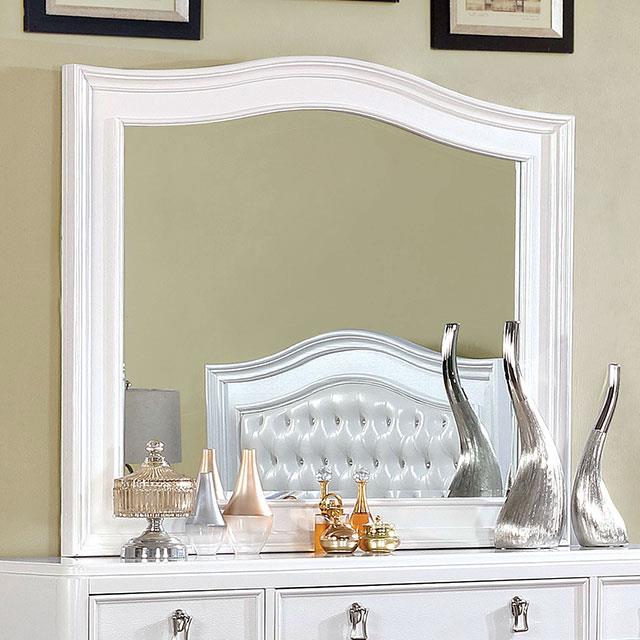 Furniture of America Ariston CM7171WH-M Mirror IMAGE 2