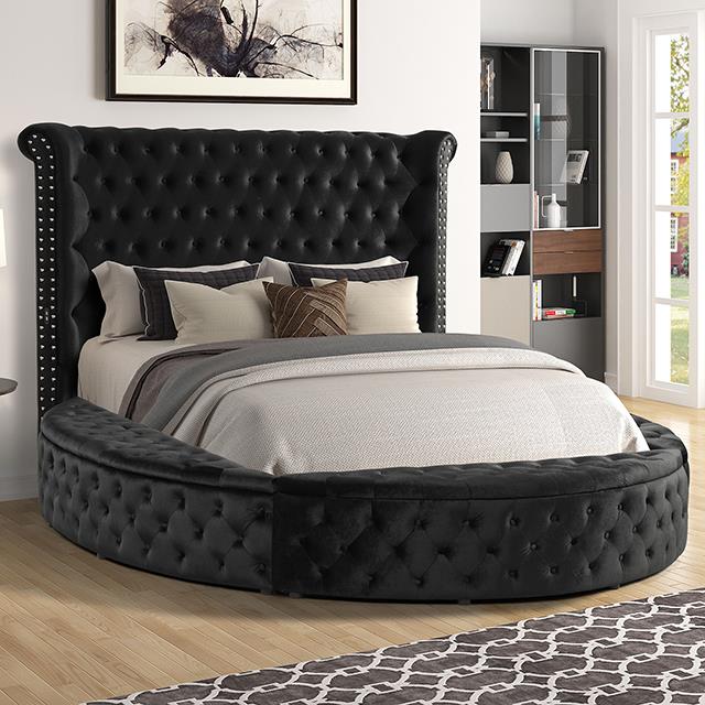  Furniture of America Sansom CM7178BK-Q-BED Queen Bed IMAGE 1