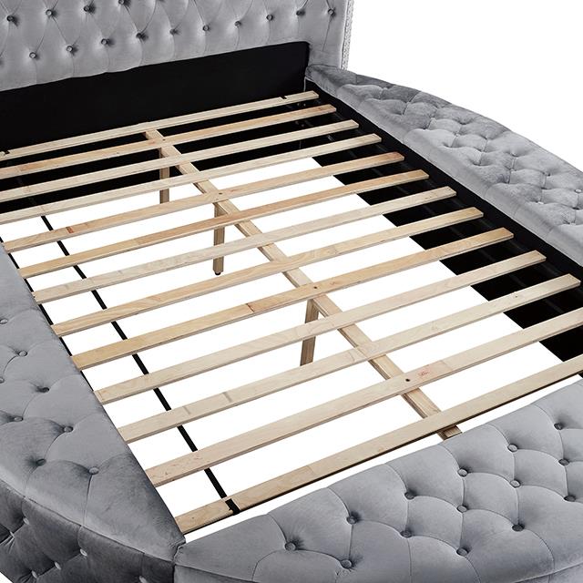  Furniture of America Sansom CM7178GY-EK-BED E.King Bed IMAGE 6