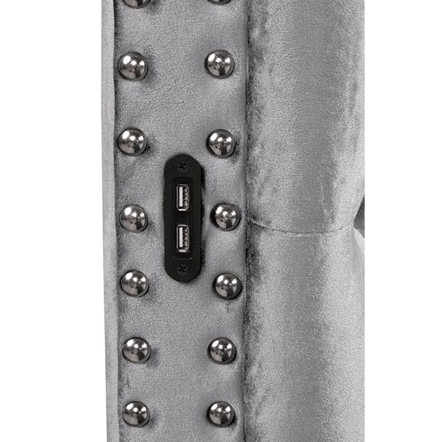  Furniture of America Sansom CM7178GY-EK-BED E.King Bed IMAGE 7