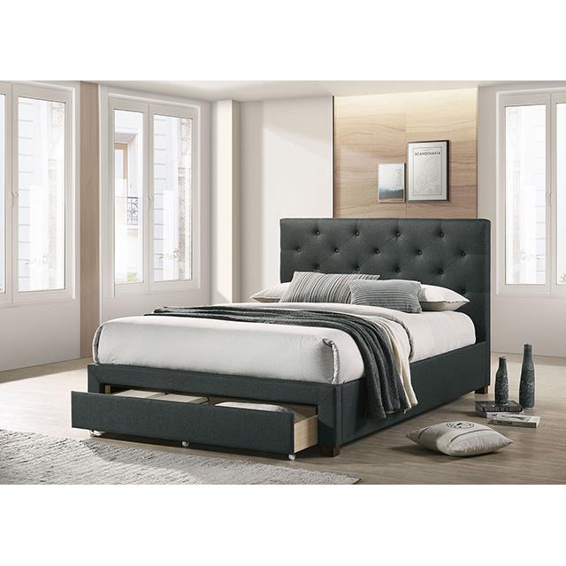  Furniture of America Sybella CM7218DG-T-BED Twin Bed IMAGE 2
