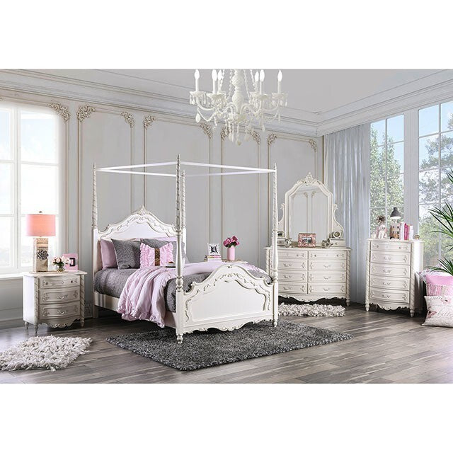 Furniture of America Victoria CM7519T-CP Twin Canopy IMAGE 4