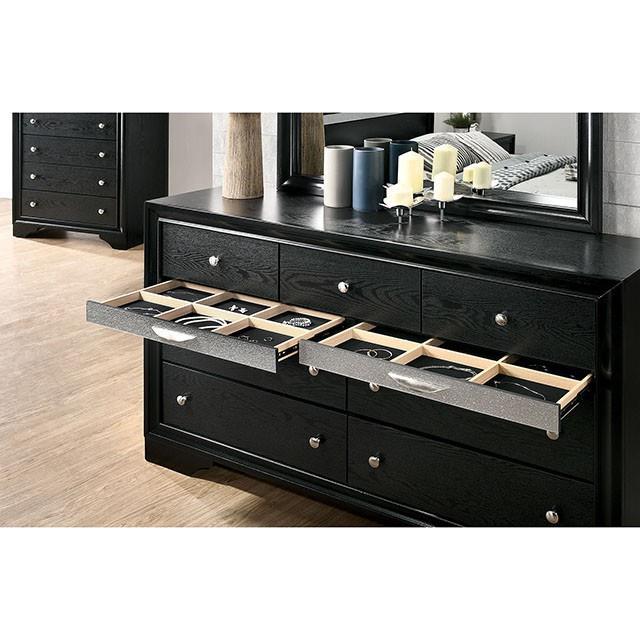 Furniture of America Chrissy CM7552BK-D Dresser IMAGE 2