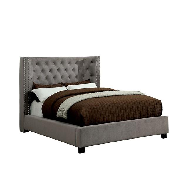  Furniture of America Cayla CM7779GY-CK-BED-VN Cal.King Bed IMAGE 7