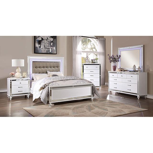 Furniture of America Brachium CM7977WH-M Mirror IMAGE 2