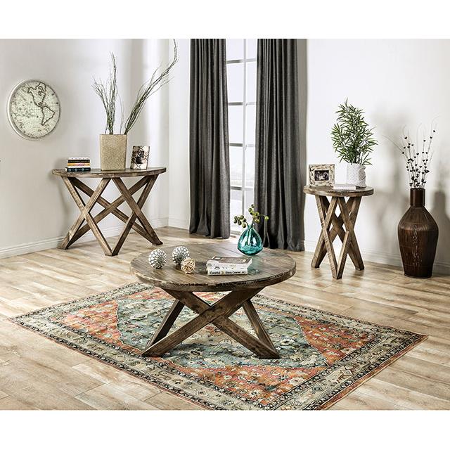 Furniture of America Culver EM4003BR-S Sofa Table IMAGE 2