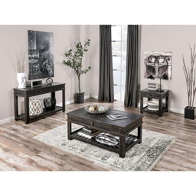 Furniture of America McAllen EM4009BK-S Sofa Table IMAGE 2