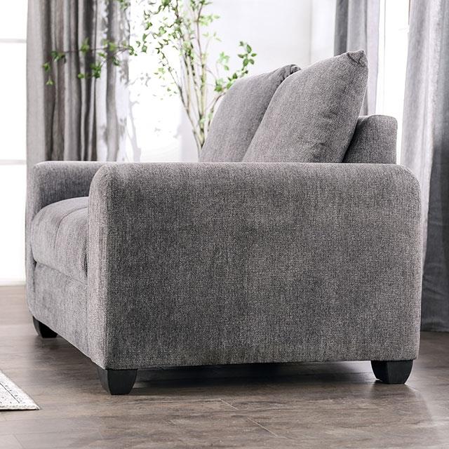Furniture of America Dagmar EM6723GY-LV Loveseat IMAGE 6