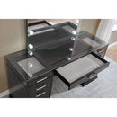 Furniture of America Valentina FOA-DK5682DG-PK Vanity Set IMAGE 2