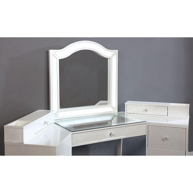 Furniture of America Tracie FOA-DK5686WH-PK Vanity Set IMAGE 5