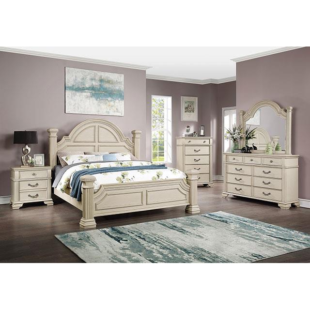 Furniture of America Pamphilos FOA7144WH-M Mirror IMAGE 2