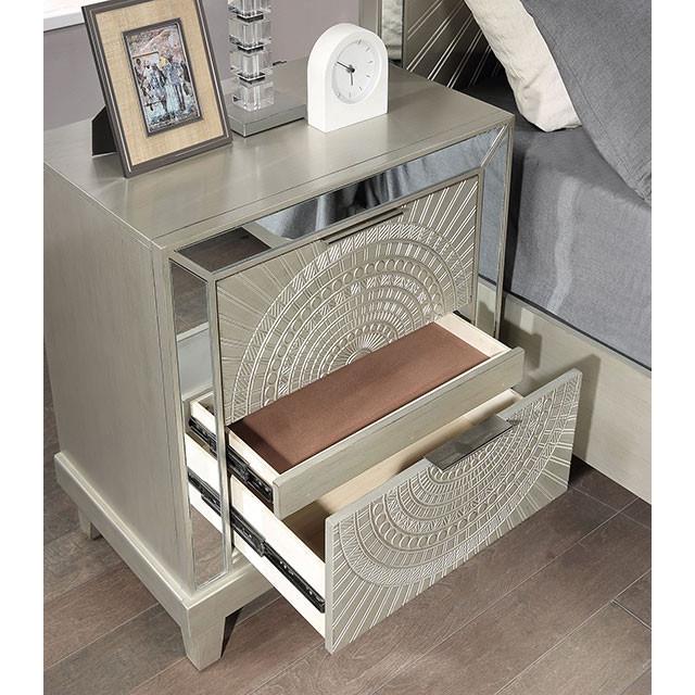 Furniture of America Valletta FOA7157N Night Stand IMAGE 4