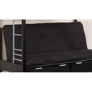 Furniture of America Plosh FP-2405BK 6" Black Futon Mattress IMAGE 1