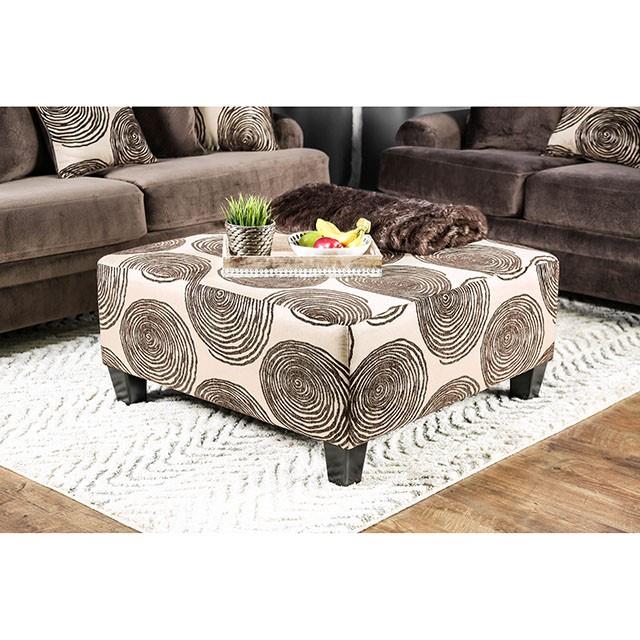 Furniture of America Bonaventura SM5142BR-OT Ottoman IMAGE 2