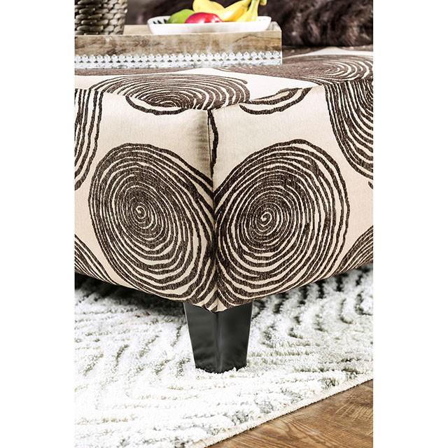 Furniture of America Bonaventura SM5142BR-OT Ottoman IMAGE 3