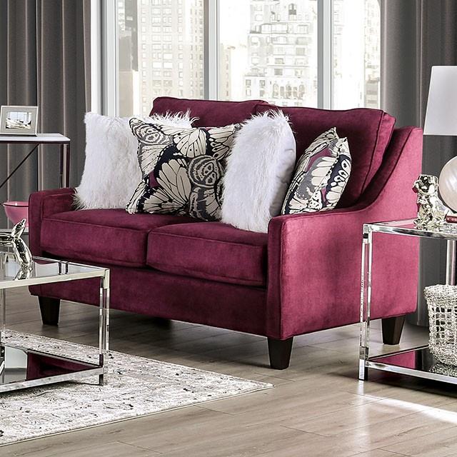 Furniture of America Jillian SM8016-LV Love Seat IMAGE 1