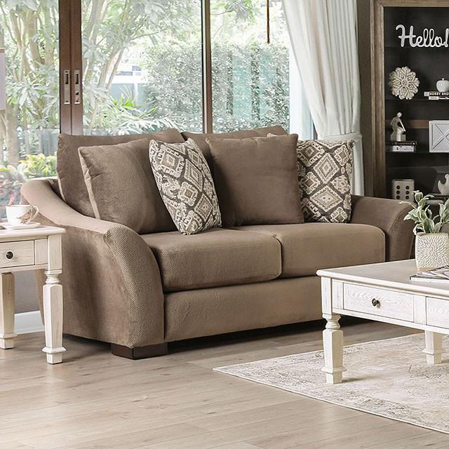 Furniture of America Oacoma SM9114-LV Love Seat IMAGE 1