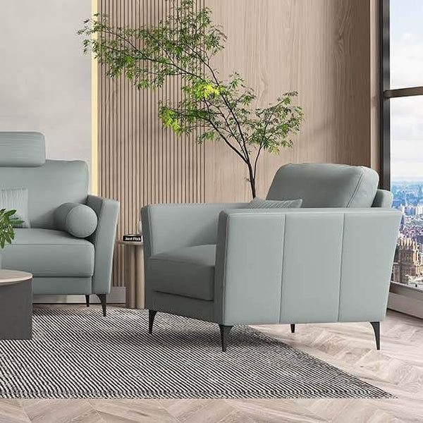 Calgary Furniture Emporium Tussio Stationary Leather Chair LV00948 IMAGE 1