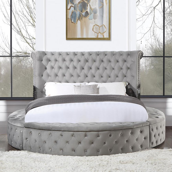 Calgary Furniture Emporium Gaiva Queen Upholstered Panel Bed with Storage BD00967Q IMAGE 1