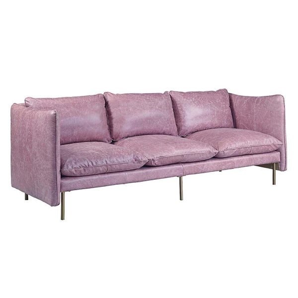 Calgary Furniture Emporium Metis Stationary Leather Sofa LV01018 IMAGE 1