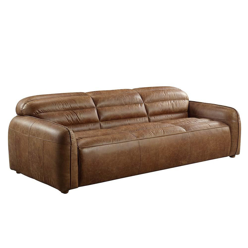 Calgary Furniture Emporium Rafer Stationary Leather Sofa LV01020 IMAGE 2