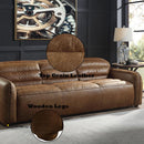 Calgary Furniture Emporium Rafer Stationary Leather Sofa LV01020 IMAGE 8
