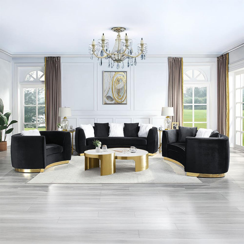 Calgary Furniture Emporium Achelle Stationary Fabric Chair LV01047 IMAGE 7